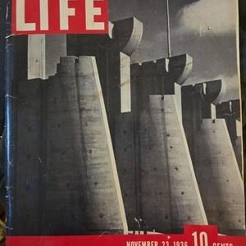 Life Magazine November 23, 1936 Vol 1, No. 1, 1St Issue Fort Peck Dam